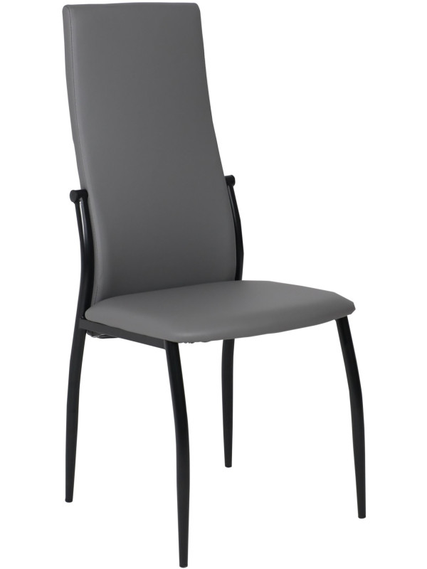 Стул AksHome Denver серый/черный