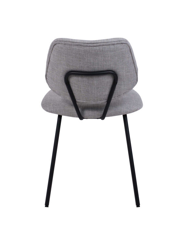 Стул AksHome Dixie серый/черный сзади