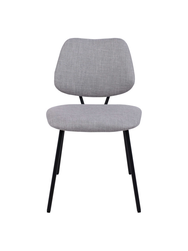 Стул AksHome Dixie серый/черный спереди