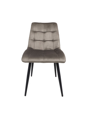 Стул AksHome Fred New бежевый/черный спереди