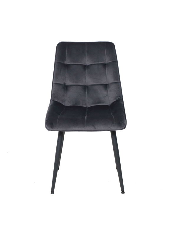 Стул AksHome Fred New серый/черный спереди