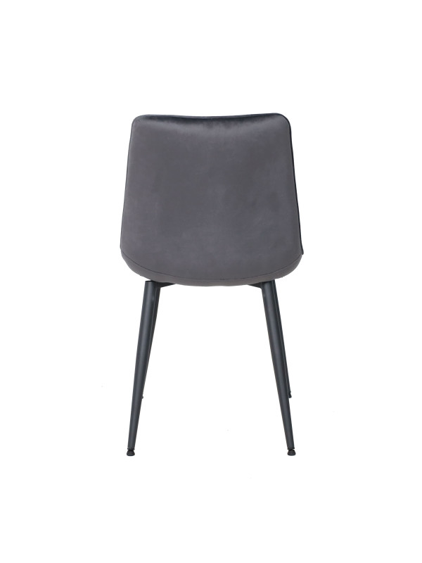 Стул AksHome Fred New серый/черный сзади