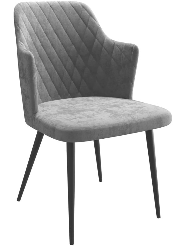 Стул MamaDoma Freddy серый/черный