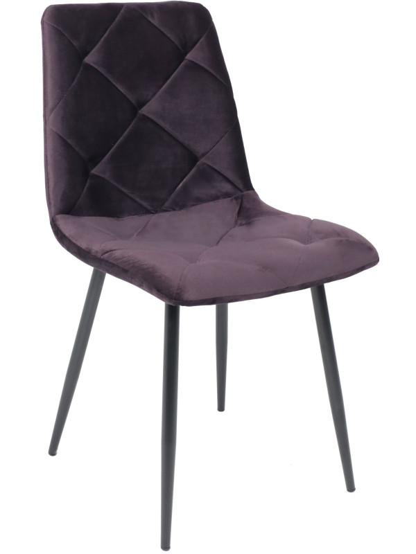 Стул AksHome Gill сливовый/черный