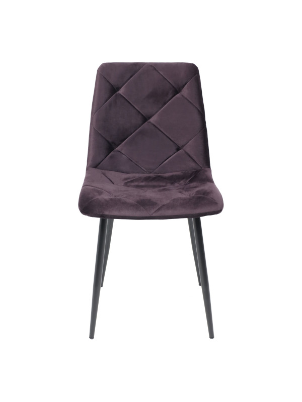 Стул AksHome Gill сливовый/черный спереди