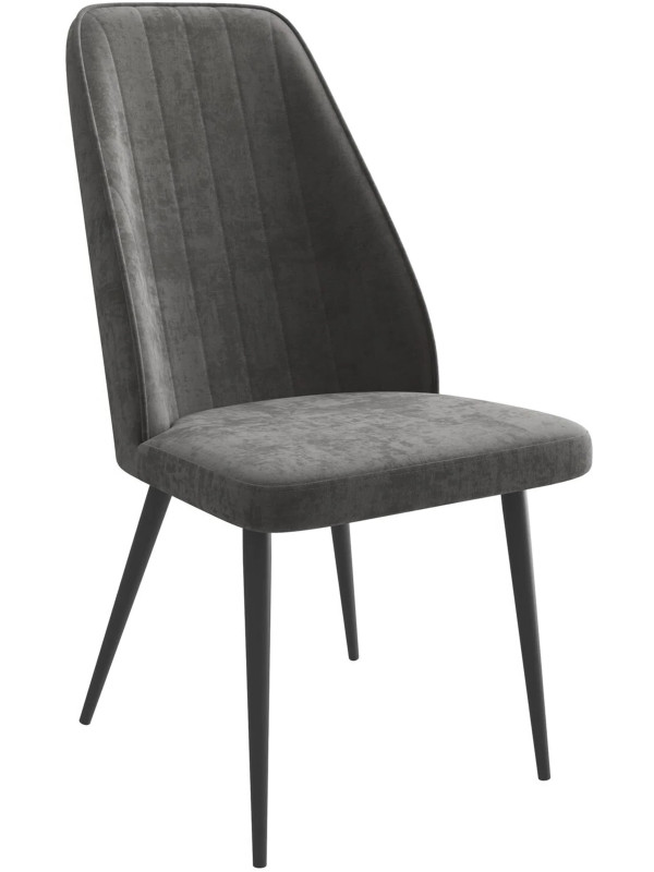 Стул MamaDoma Leonard M антрацитовый/черный