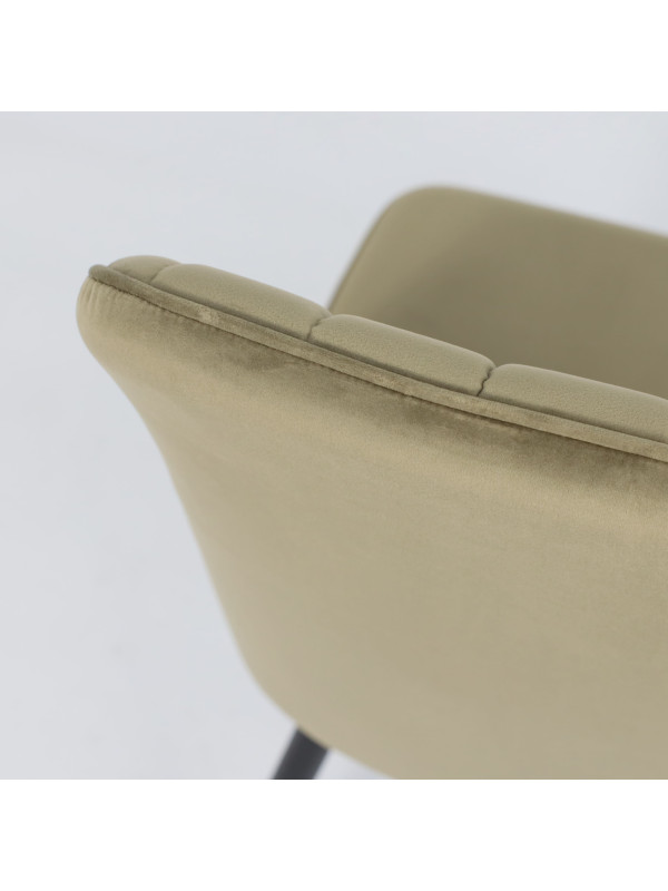 Стул MamaDoma Leonard M оливковый/черный сверху