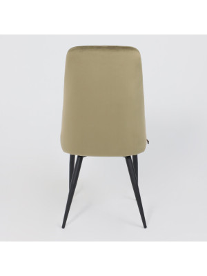 Стул MamaDoma Leonard M оливковый/черный сзади