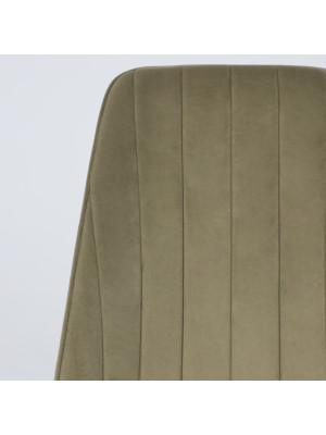 Стул MamaDoma Leonard M оливковый/черный вблизи