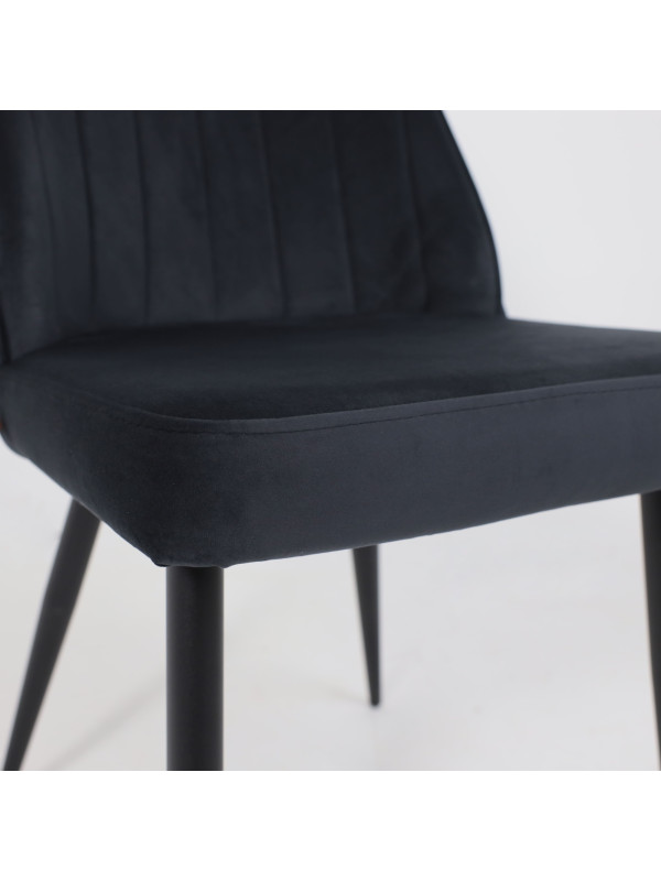 Стул MamaDoma Leonard M черный вблизи