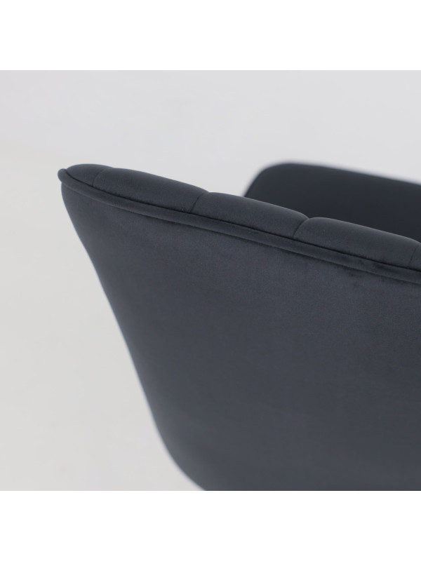 Стул MamaDoma Leonard M черный сверху