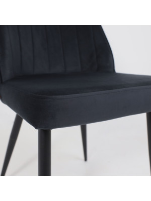 Стул MamaDoma Leonard M черный вблизи