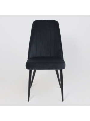 Стул MamaDoma Leonard M черный спереди