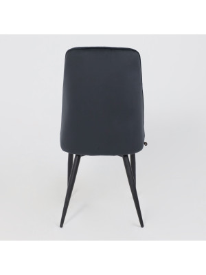 Стул MamaDoma Leonard M черный сзади