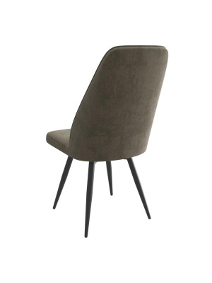 Стул MamaDoma Leonard M-R1 360 латте/черный сзади