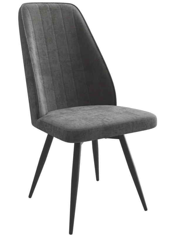 Стул MamaDoma Leonard M-R1 360 антрацитовый/черный