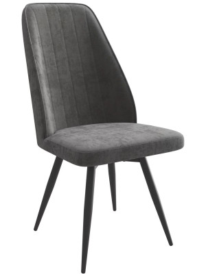 Стул MamaDoma Leonard M-R1 360 антрацит/черный