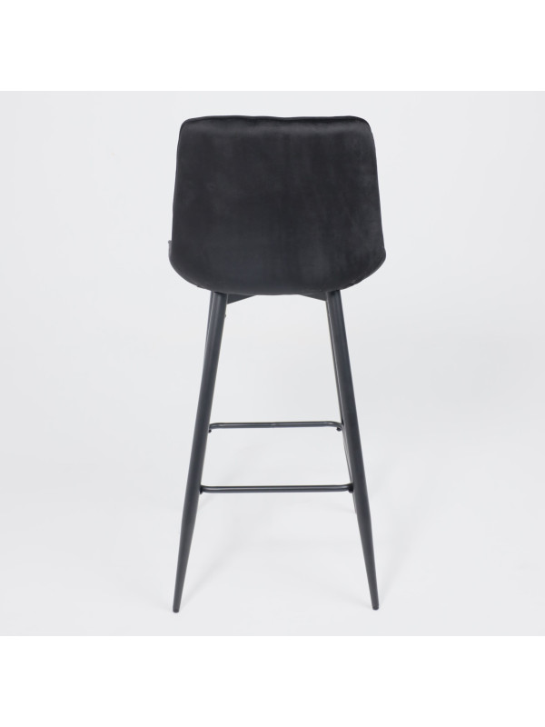 Стул AksHome Linx черный велюр сзади