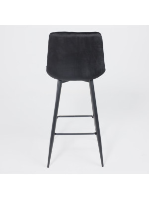 Стул AksHome Linx черный велюр сзади