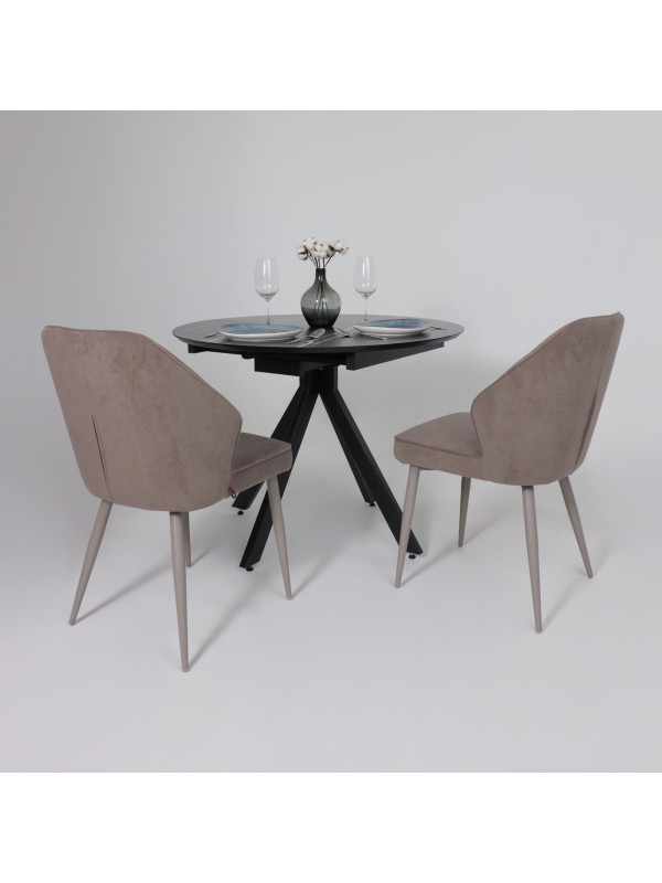 Стул MamaDoma Michael латте/капучино в интерьере