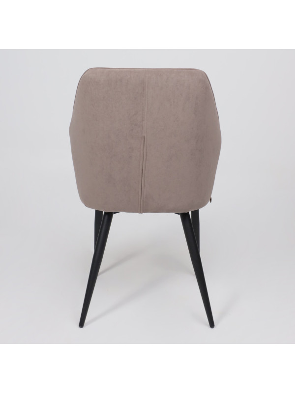 Стул MamaDoma Michael латте/черный сзади