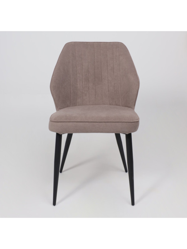 Стул MamaDoma Michael латте/черный спереди