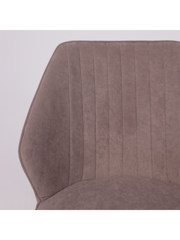 Стул MamaDoma Michael латте/черный вблизи