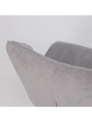 Стул MamaDoma Michael серый/черный сверху