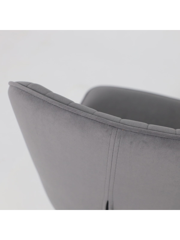 Стул MamaDoma Michael антрацитовый/черный сверху