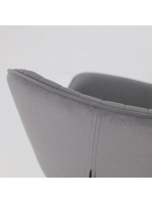 Стул MamaDoma Michael антрацитовый/черный сверху