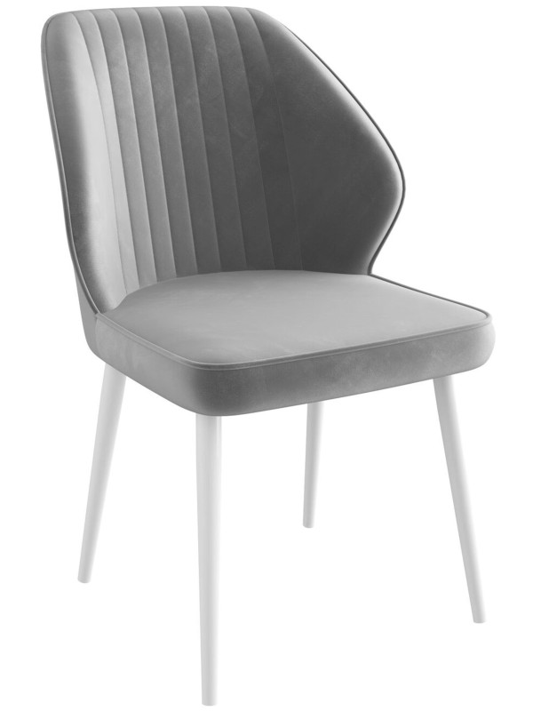 Стул MamaDoma Michael светло-серый/белый