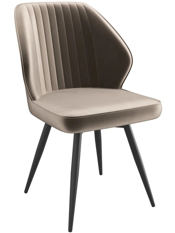 Стул MamaDoma Michael-R1 360 капучино/черный