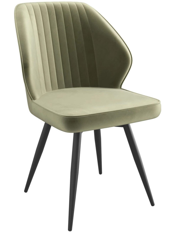 Стул MamaDoma Michael-R1 360 оливковый/черный