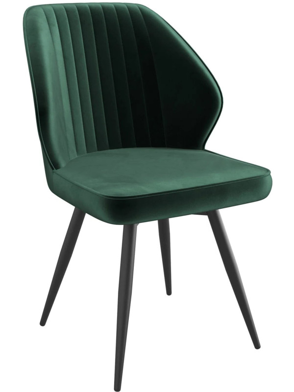 Стул MamaDoma Michael-R1 360 темно-зеленый/черный