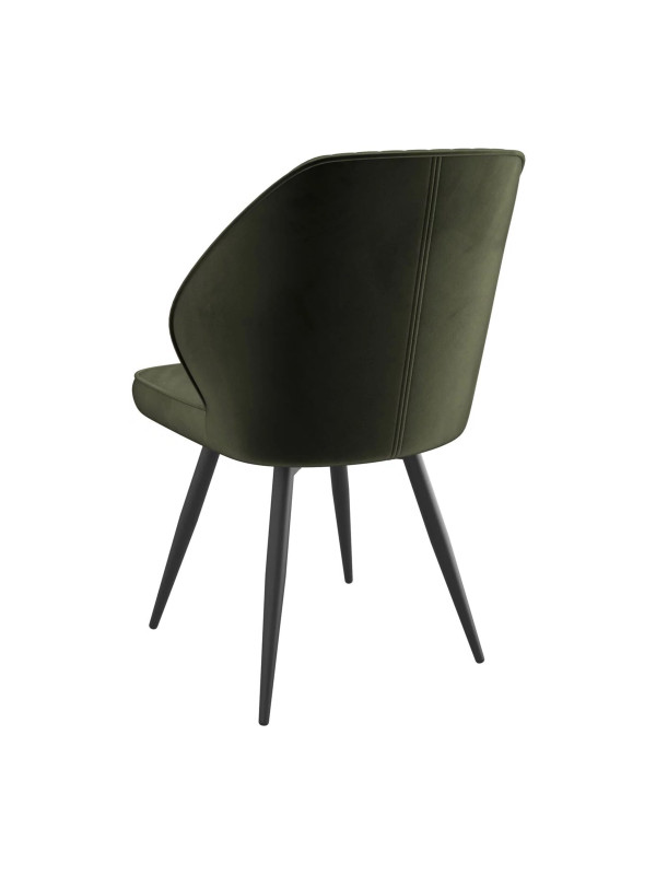 Стул MamaDoma Michael-R1 360 хаки/черный сзади