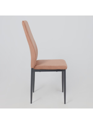 Стул AksHome Oreo бронзовый/черный сбоку