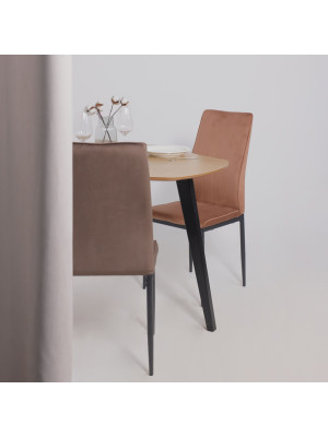 Стул AksHome Oreo бронзовый/черный в интерьере