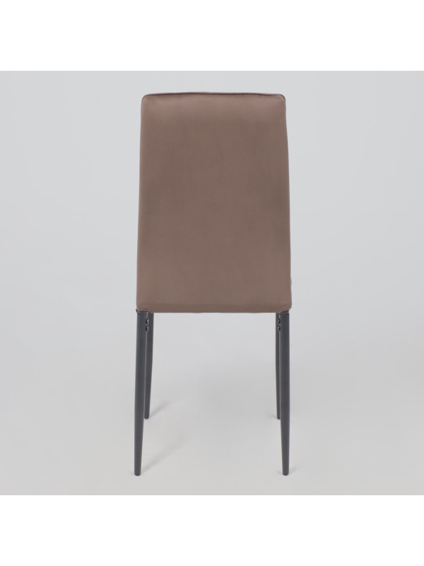 Стул AksHome Oreo коричневый/черный сзади