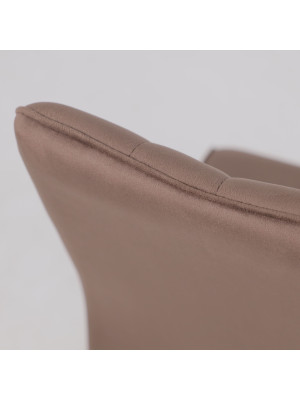 Стул AksHome Oreo коричневый/черный сверху