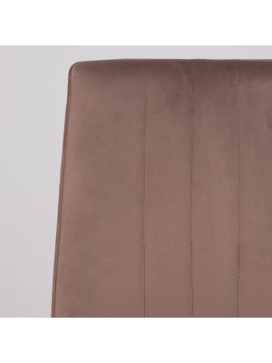 Стул AksHome Oreo коричневый/черный вблизи