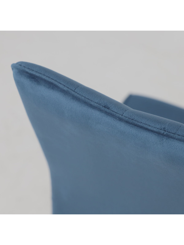 Стул AksHome Oreo синий/черный сверху