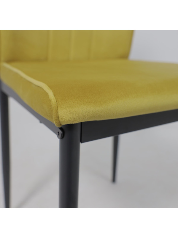 Стул AksHome Oreo темно-фисташковый/черный под углом