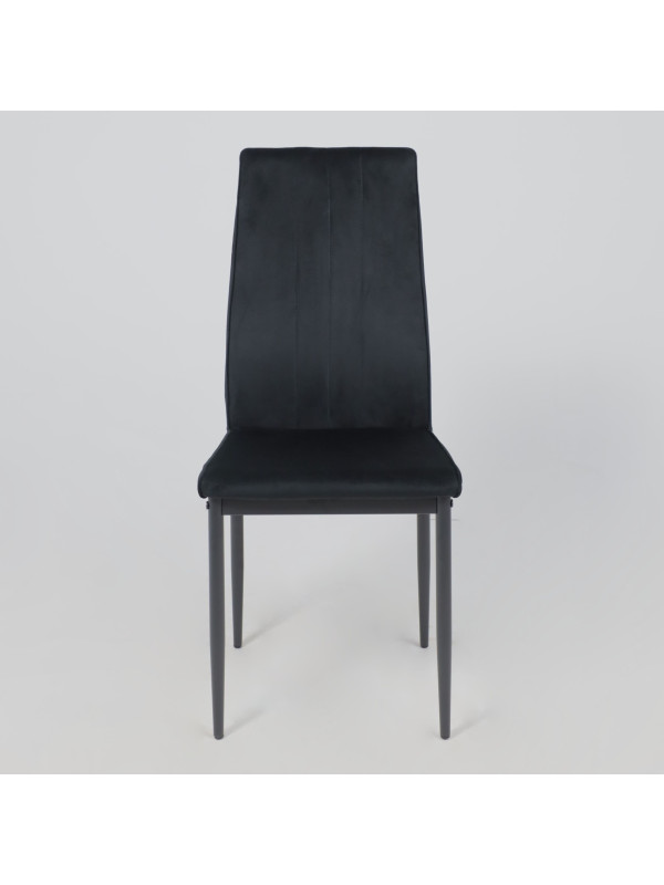 Стул AksHome Oreo черный спереди