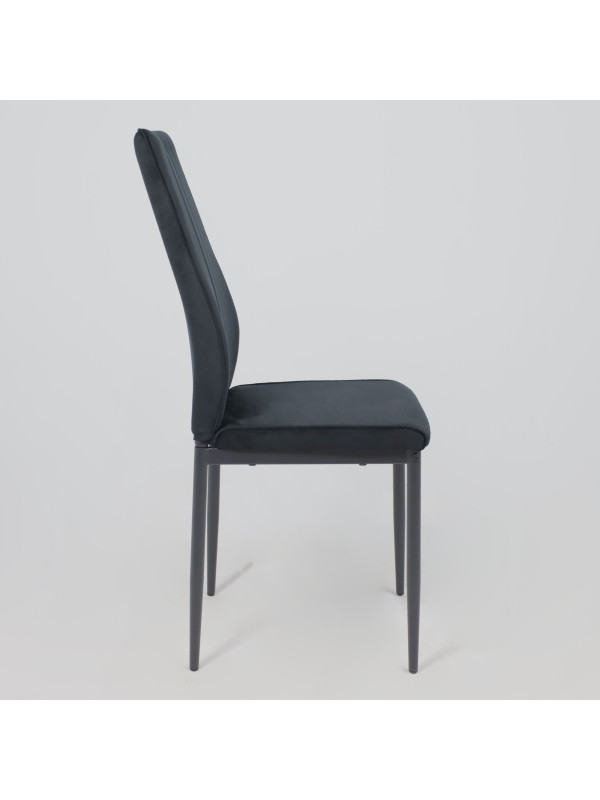 Стул AksHome Oreo черный сбоку