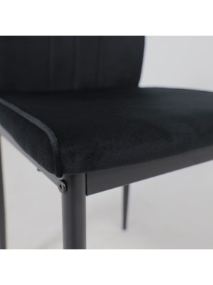 Стул AksHome Oreo черный под углом