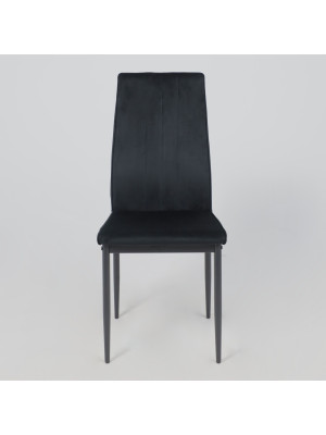 Стул AksHome Oreo черный спереди