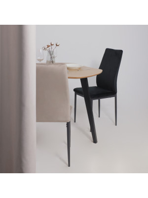 Стул AksHome Oreo черный в интерьере