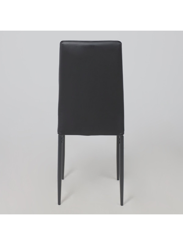 Стул AksHome Oreo экокожа черный сзади