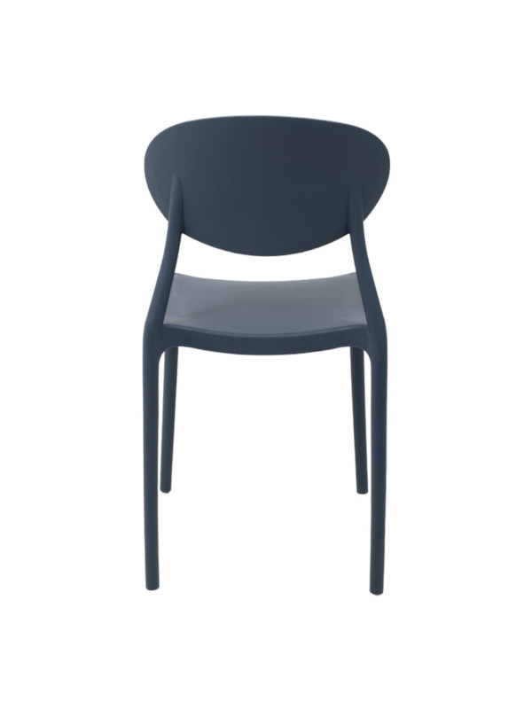 Стул AksHome Peppi темно-синий сзади
