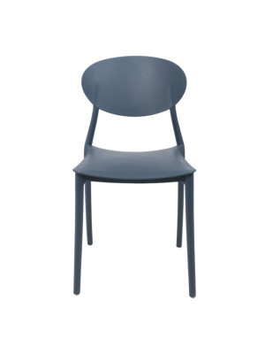 Стул AksHome Peppi темно-синий спереди